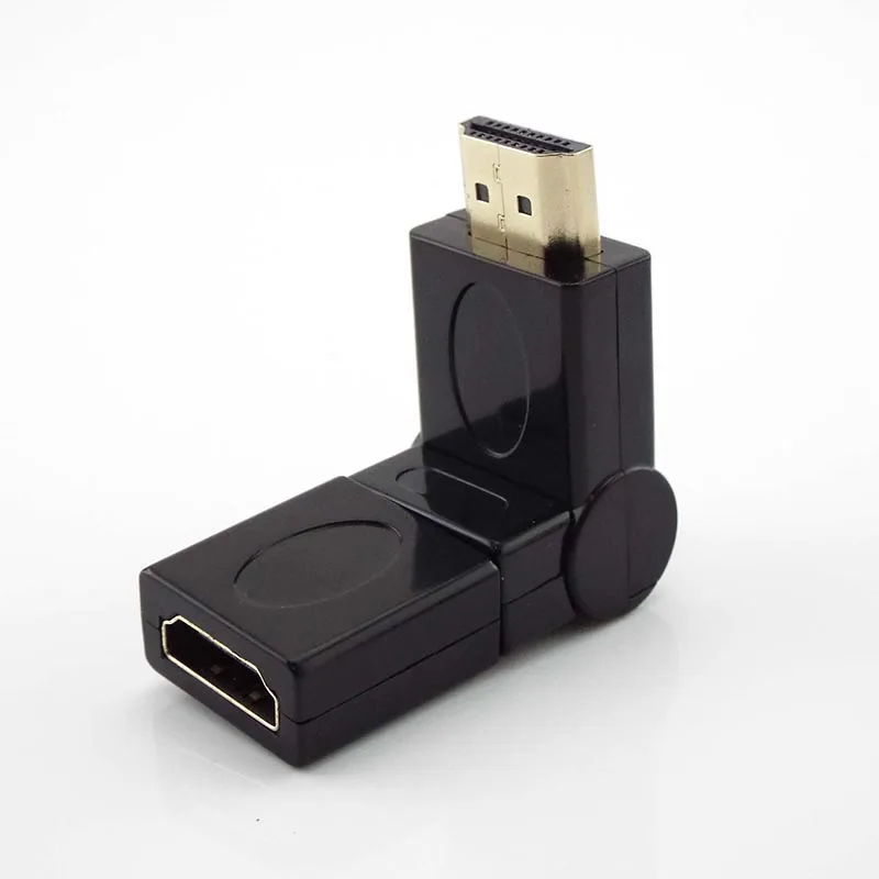 

Переходник HDMI «штырь-гнездо» с поворотом на 360 градусов, Регулируемый переходник HDMI-совместимый, удлинитель для ПК 4K 3D L19