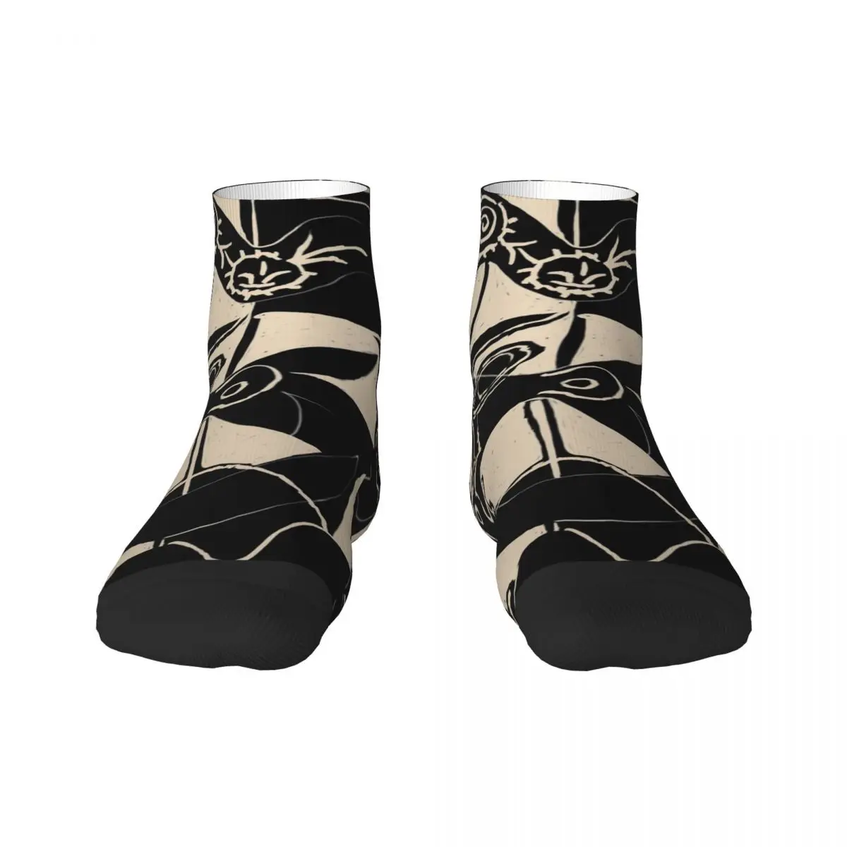 

Новинка женские носки с принтом для мужчин и женщин эластичные летние осенние зимние короткие носки с принтом Пабло Пикассо