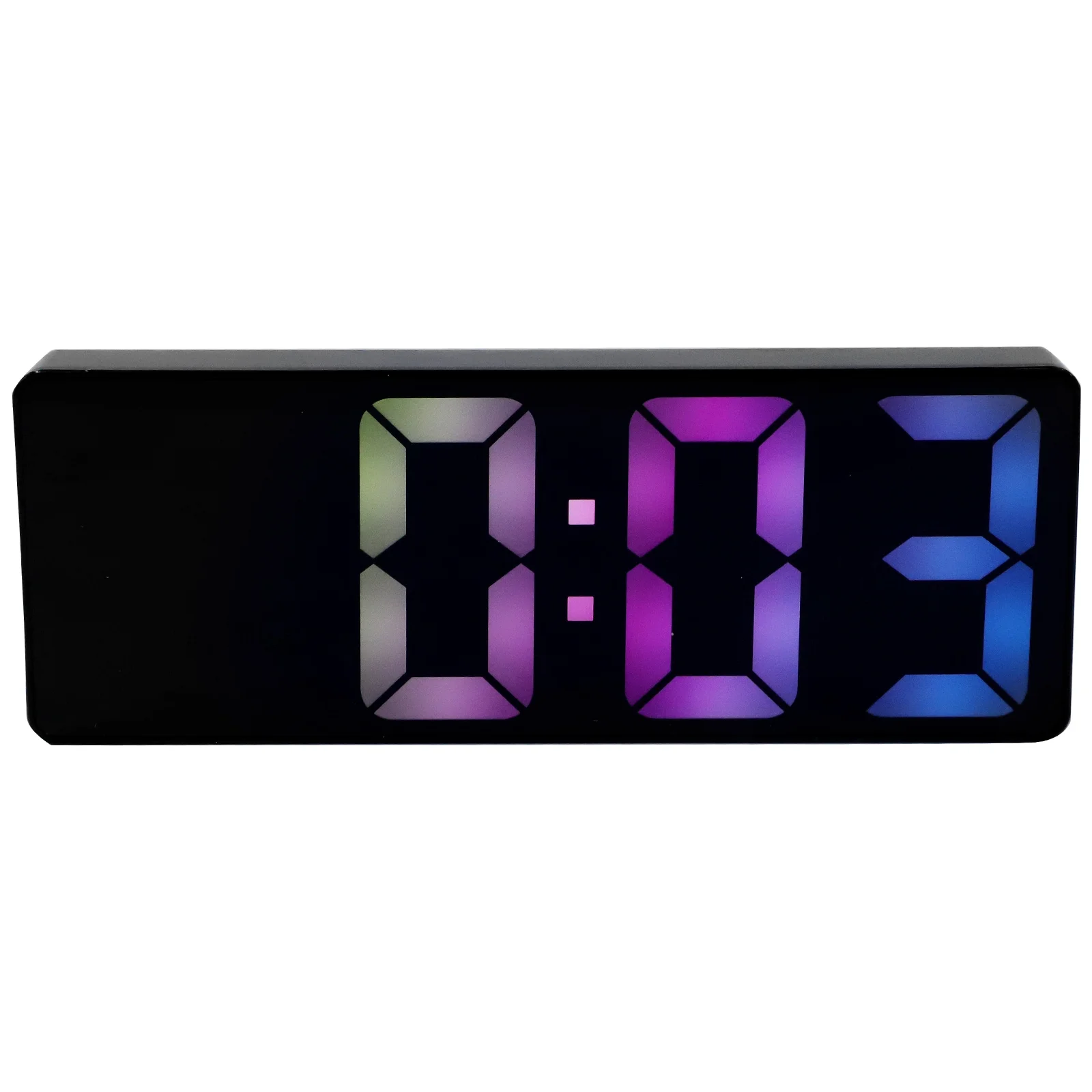 

Clock Alarm Led Digital Clocks Bedroom Display Luckone Table Large Electronic Electric Desktopbedrooms Bedside Desk Aesthetic