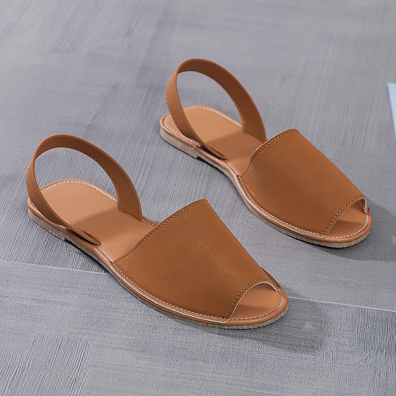 

Women's Back Strap PU Platform Sandals Shoes for Women Zapatillas Sandalias Mujer Verano Zapatos Woman Chaussure Femme 2022