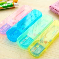 1pc portable toothbrush case travel tooth toothbrush cover hiking camping protect storage box wash cup cosmetic capsule case