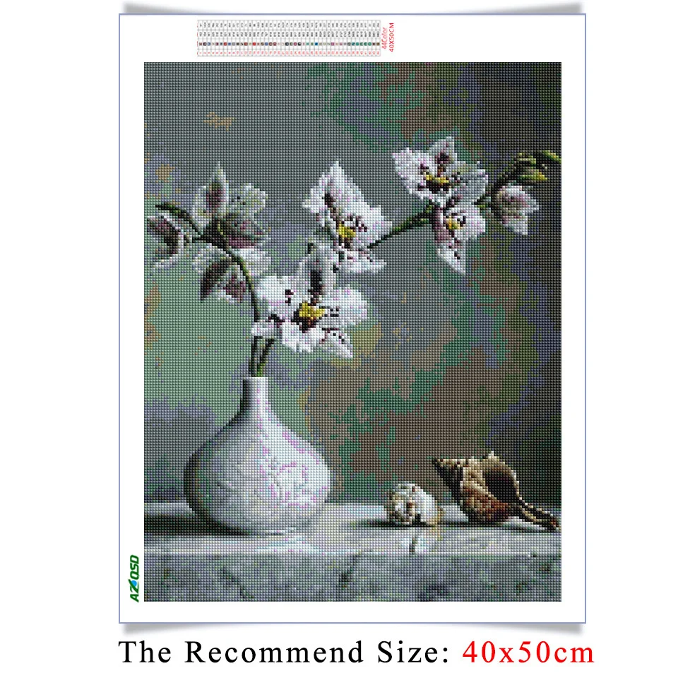 Алмазная мозаика с цветочным рисунком |