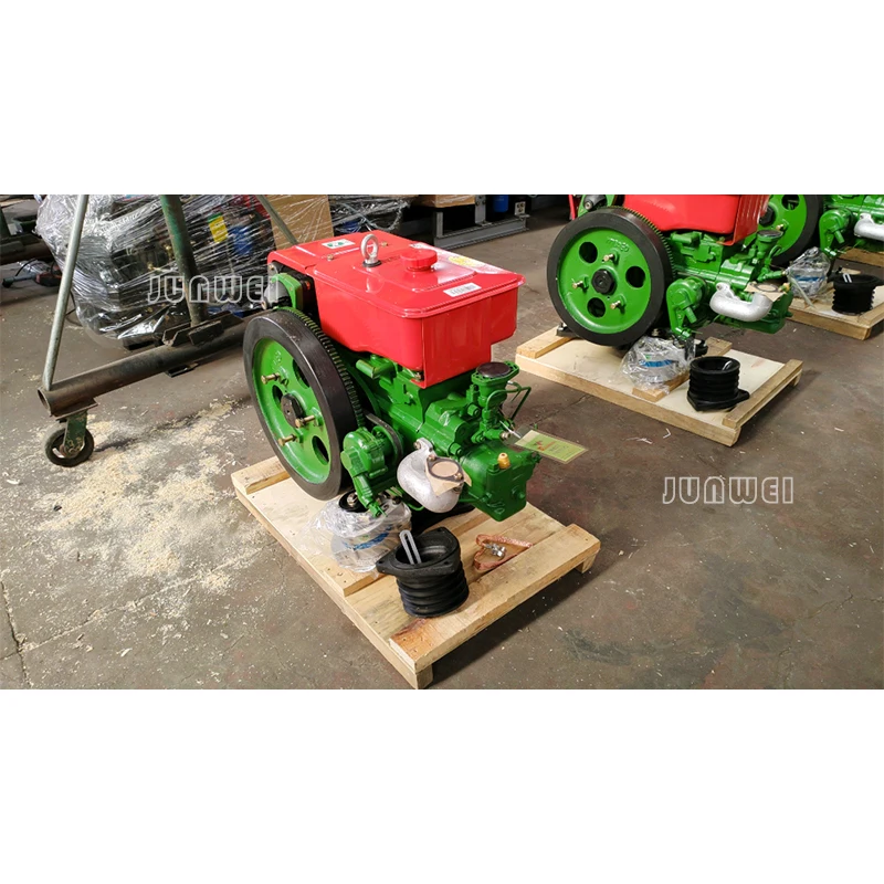 LD LAIDONG KM186 35HP одноцилиндровый мини-двигатель с водяным охлаждением и