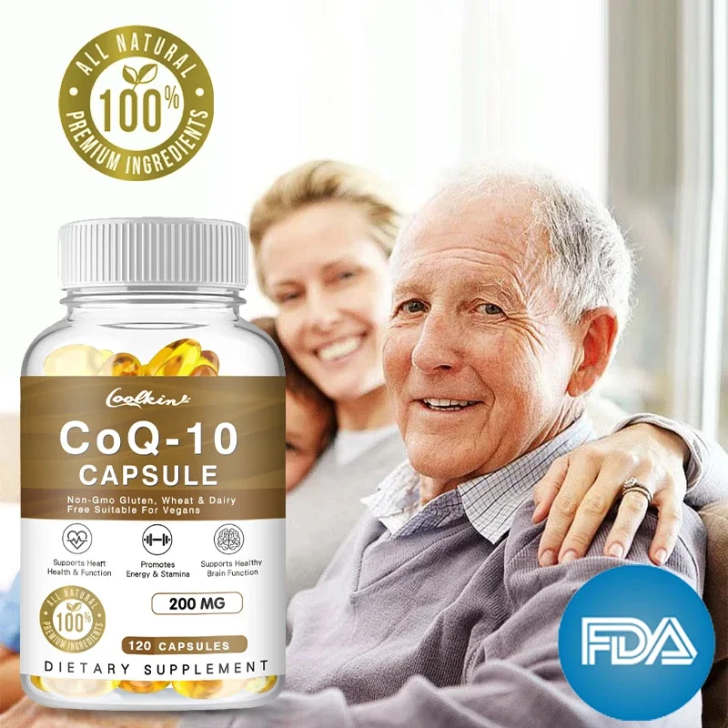

Coenzyme Q-10 200 Mg - Antioxidant, Heart Health Support, Increases Energy and Endurance
