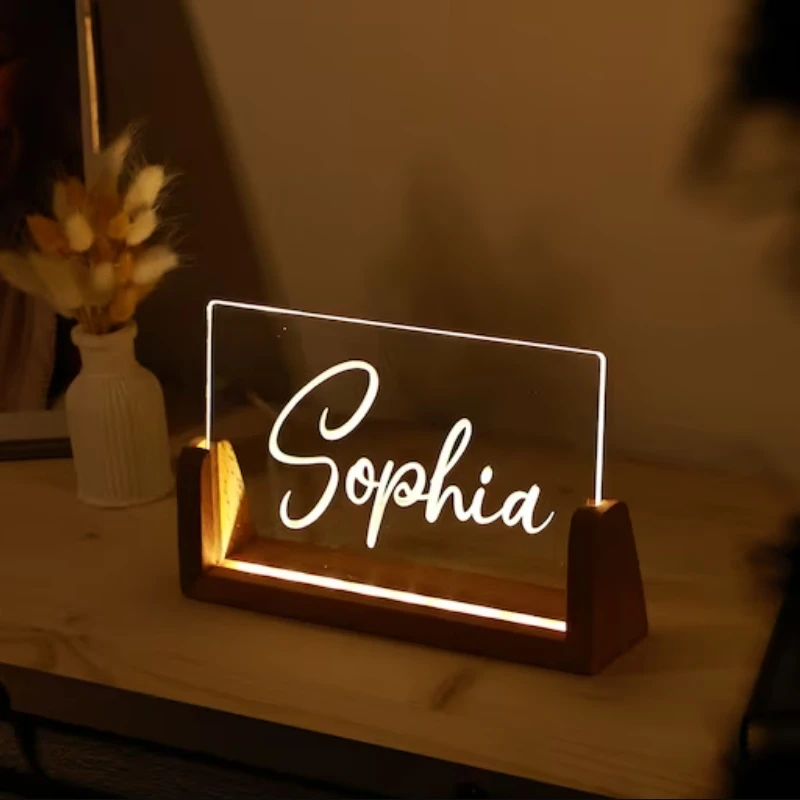 Персонализированная табличка с именем декор на заказ подарки боссу новый