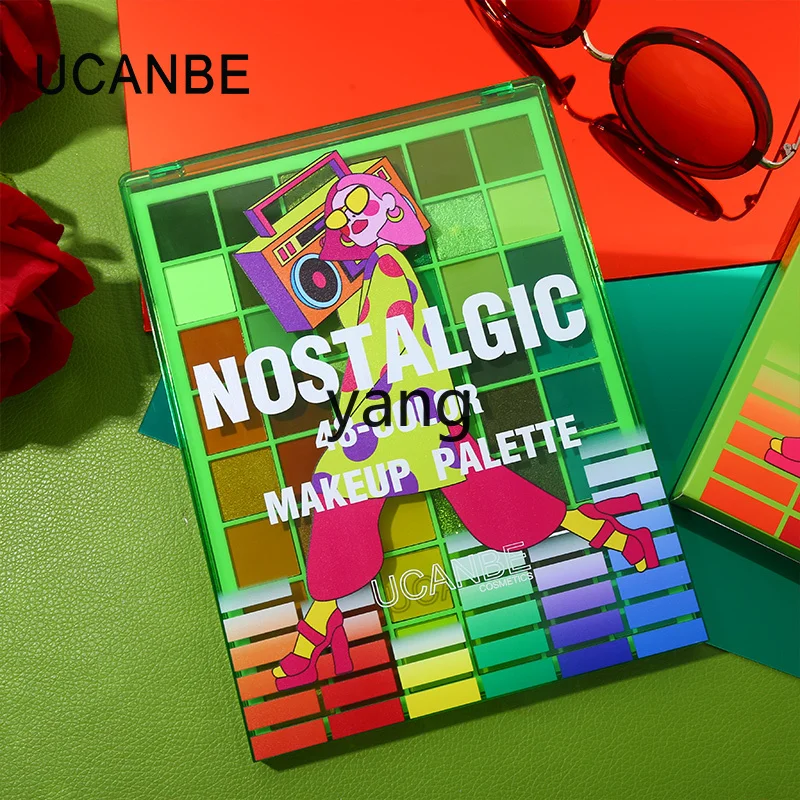 Детские разноцветные тени для век макияжа голубые мятно-зеленые