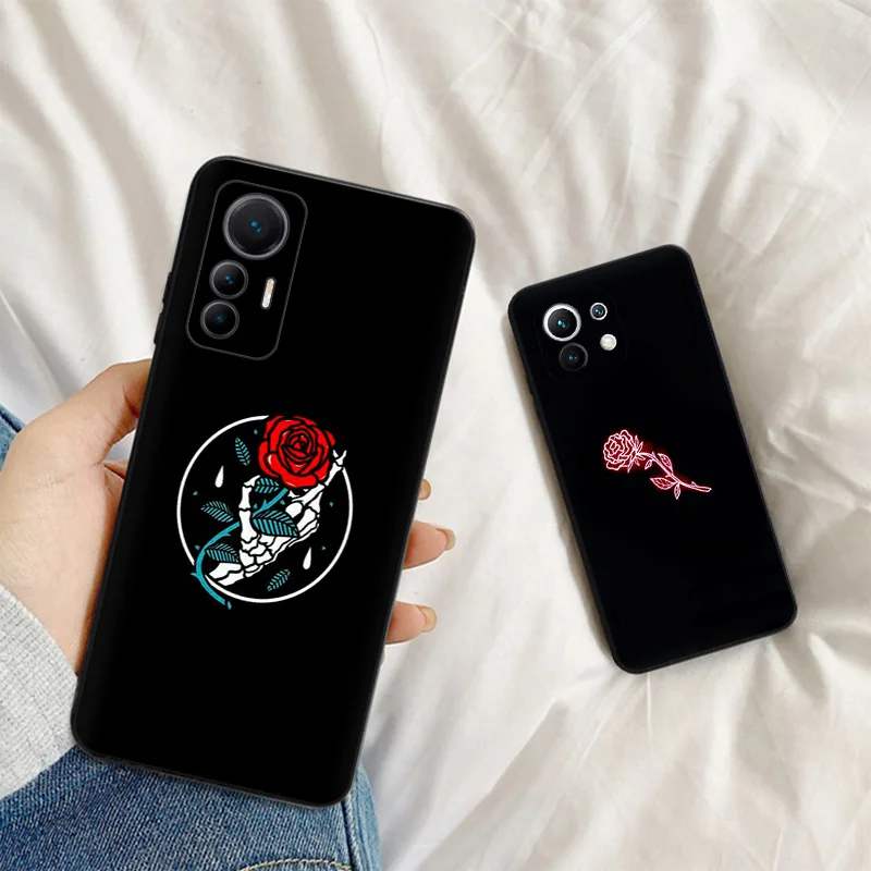 Противоударный мягкий чехол для телефона Xiaomi 12T 12X 13Lite Redmi Note 12 4G 5G 12s 13 Pro 12c 13c