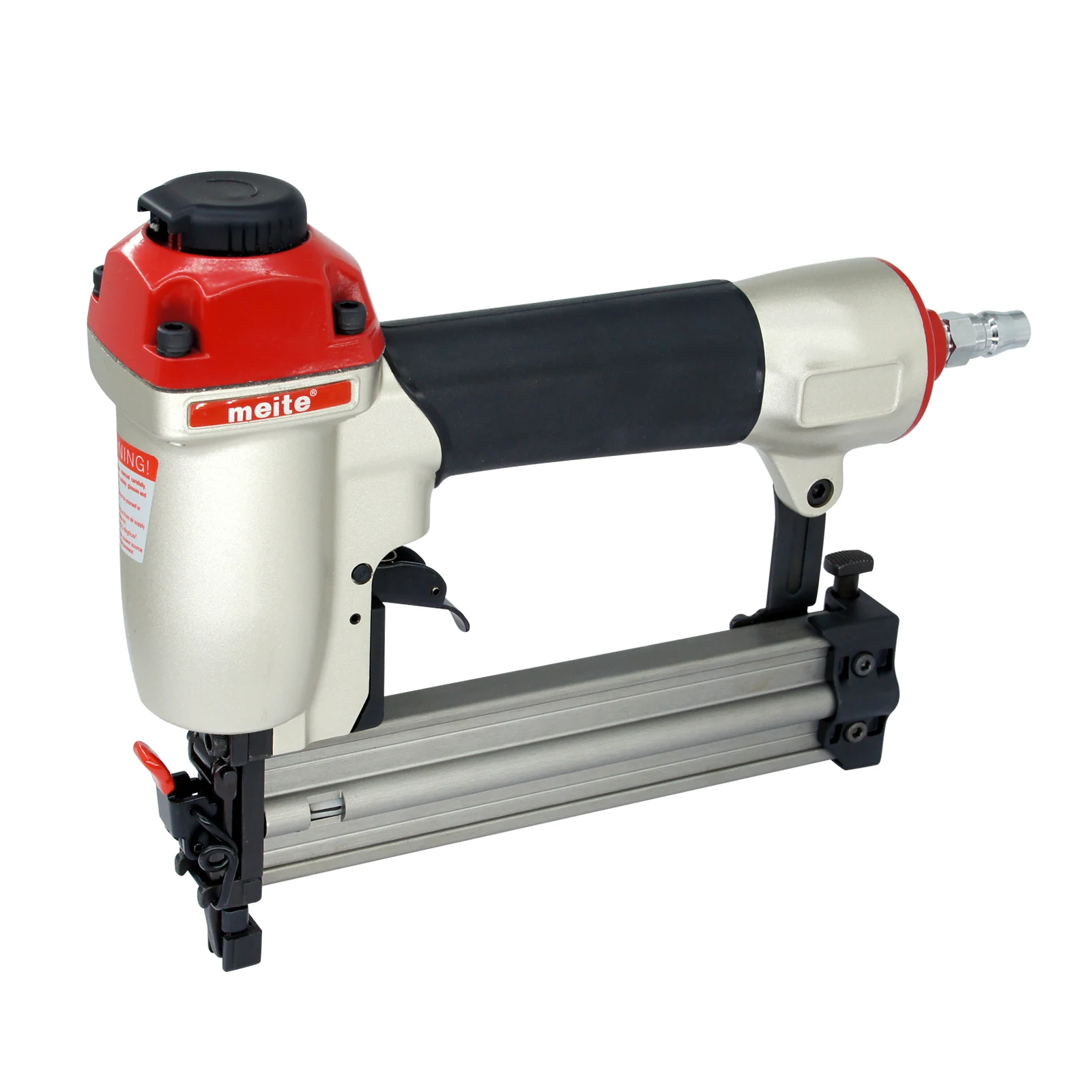Meite F32D 18 Gauge Pneumatic Brad Nailer, Finish Nailer, with Quick Release Mechanism Fits 10-32mm Brad Nails for Woodworking