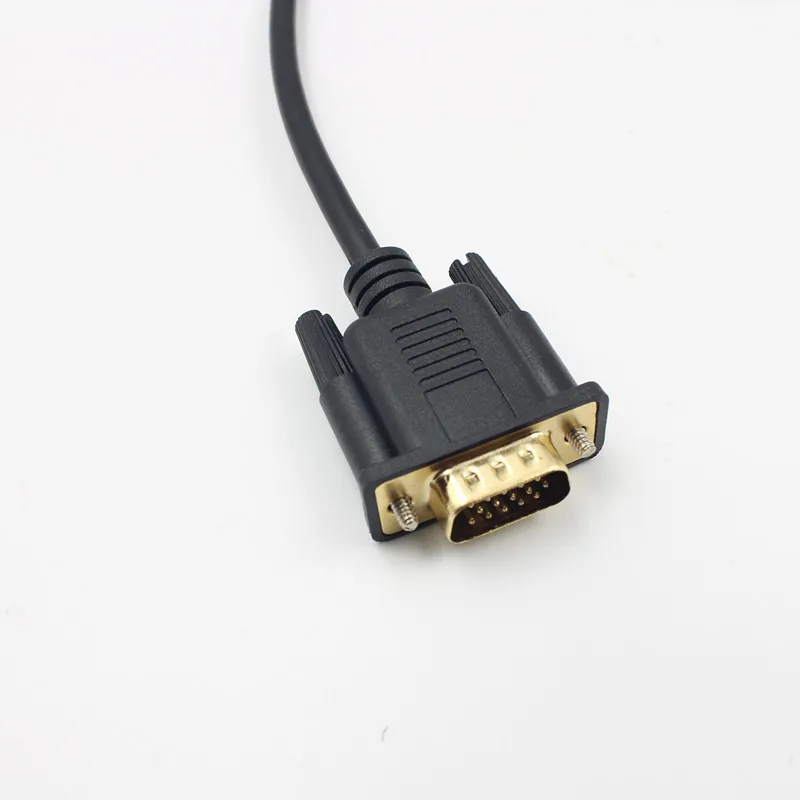 Фото Кабель-адаптер Mini DP Display Port — VGA с MacBook Air/Pro, Surface Pro/Dock, iMac, Mac mini, монитором, проектором и т. д. №4