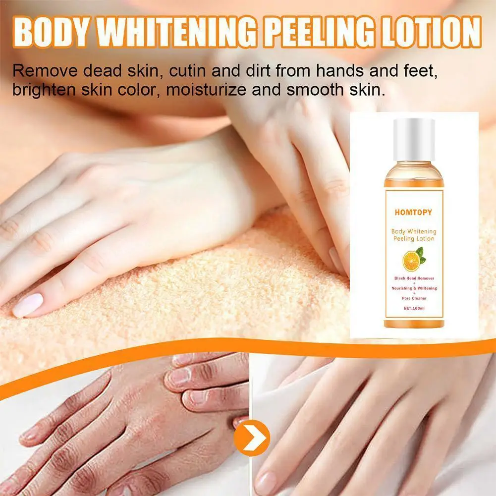

100ml Most Effective Orange Peeling Oil Knuckles Whitening For Remove Dead Skin Exfoliating New Skin Anti Dark Spots Oil F5T4