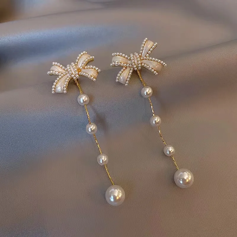 

Новые роскошные серьги Стразы Кристалл, Длинная кисточка для женщин Висячие серьги для невесты ювелирные изделия для вечерние ринки свадьб...