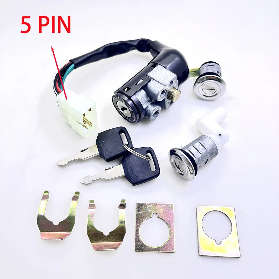 

Для Honda ZX50 Dio 50 AF27 AF28 1 комплект 5 контактов мотоцикл мощная дверь полный замок стартер двигателя скутера Блокировка буфера