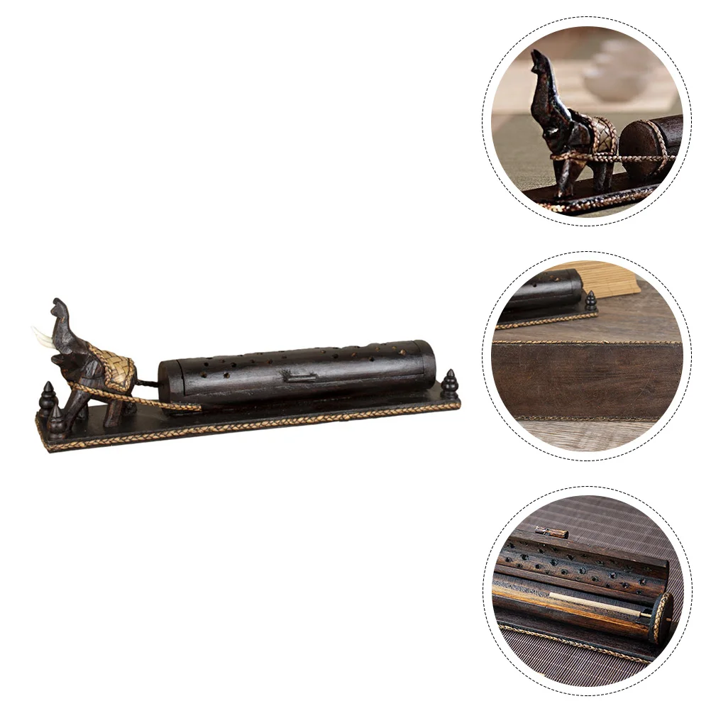 

Домашняя курильница, тайская горелка для слона, деревянная курильница, ароматическая печь для декора, офиса, дома