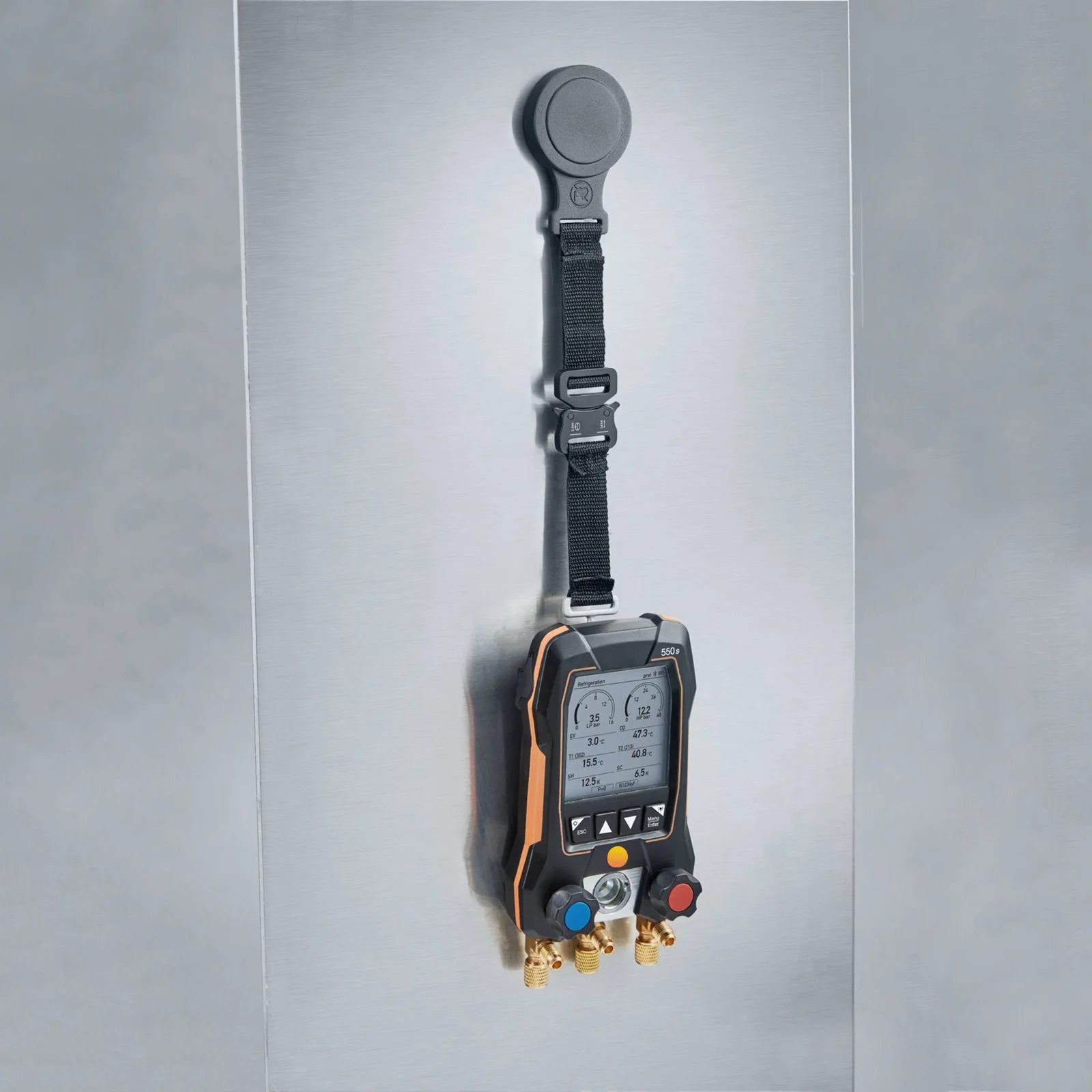 

Testo550S Fluoride Meter Electronic Refrigerant Plus Liquid Refrigerant Meter Car Digital Air Conditioning Pressure Gauge Tool