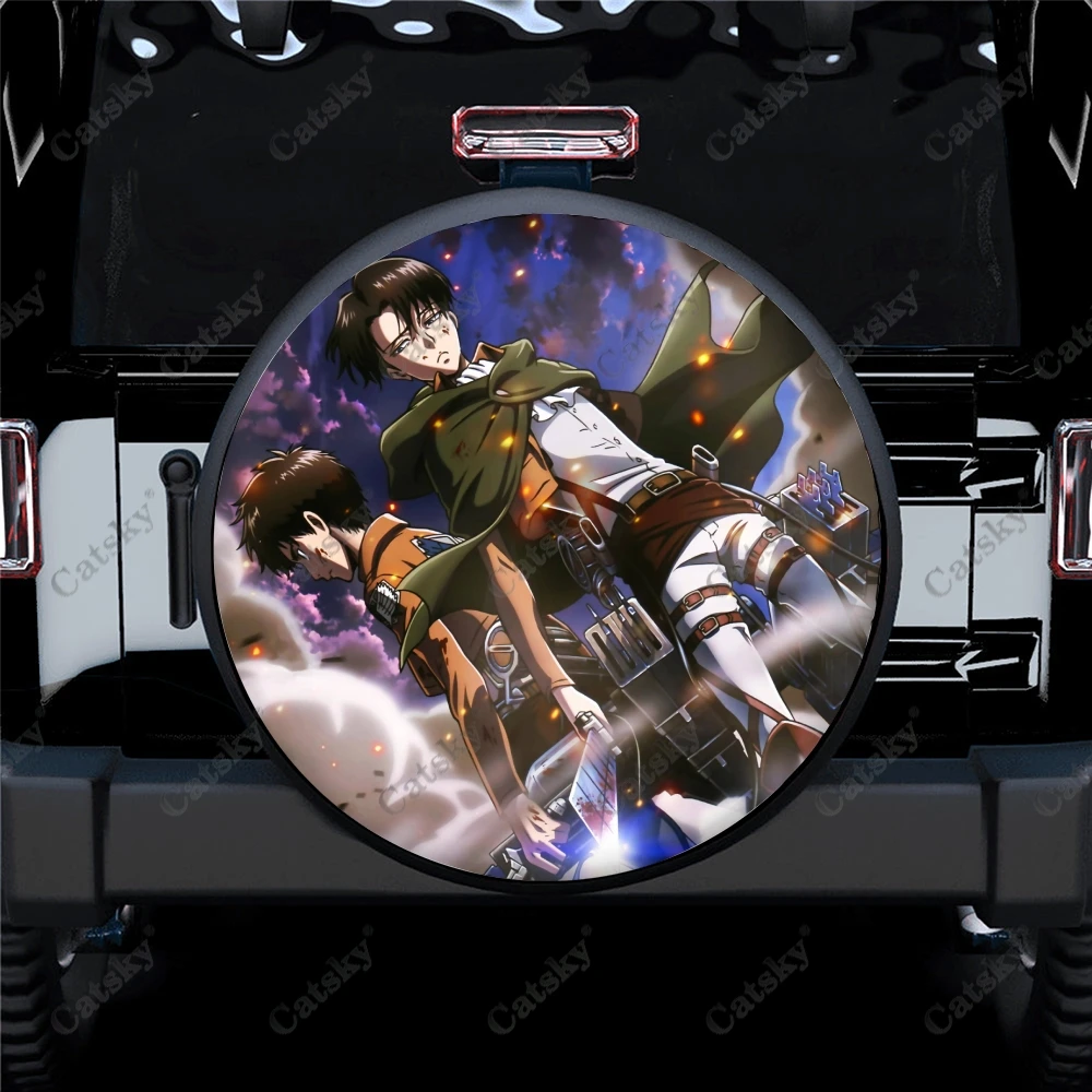 

Универсальная Водонепроницаемая Защитная крышка для колес с аниме «атака на Титанов», 14-17 дюймов