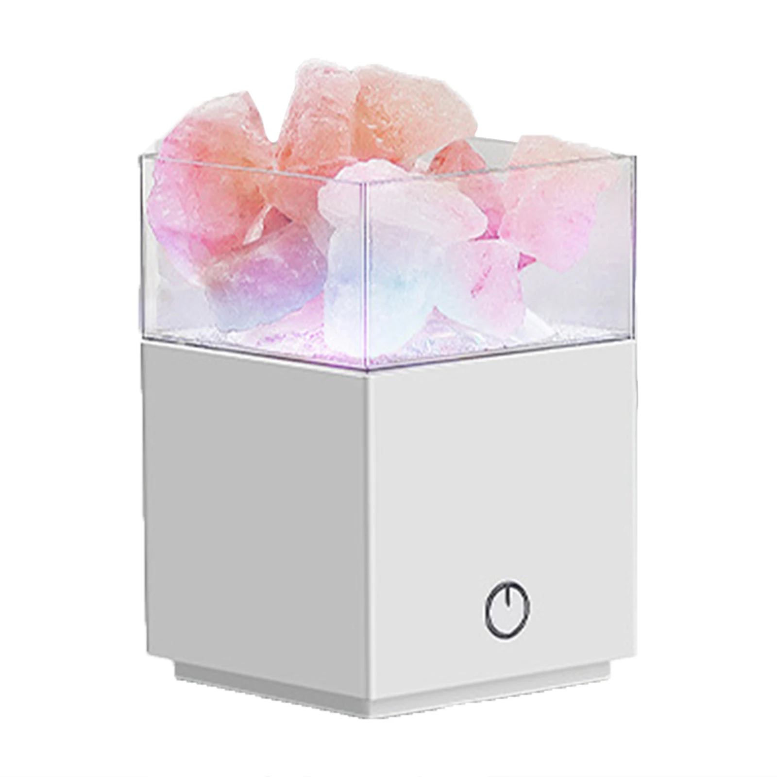 

Natural Salt Lamp USB Real Salt Crystal Rock Lamp Small Mineral Negative Ionic Rock Night Light For Bedroom Office