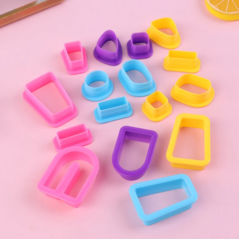 

18 Pieces Polymer Clay Cutters Earring Making Supplies Crafts Clay Cutting Tools
