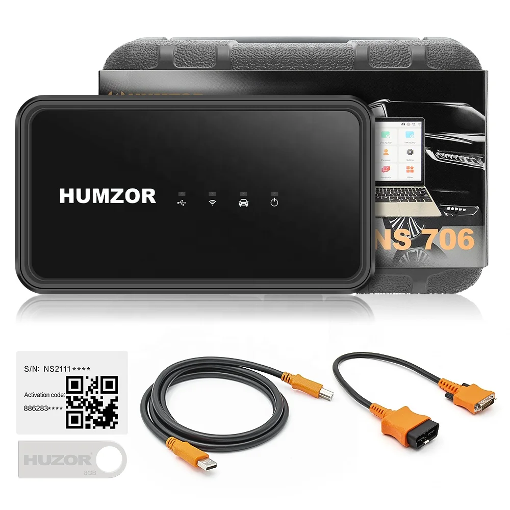 

Humzor NexzSYS NS706 Full System Auto Diagnostic Tool Car Key Programming Support 83+ Car brands