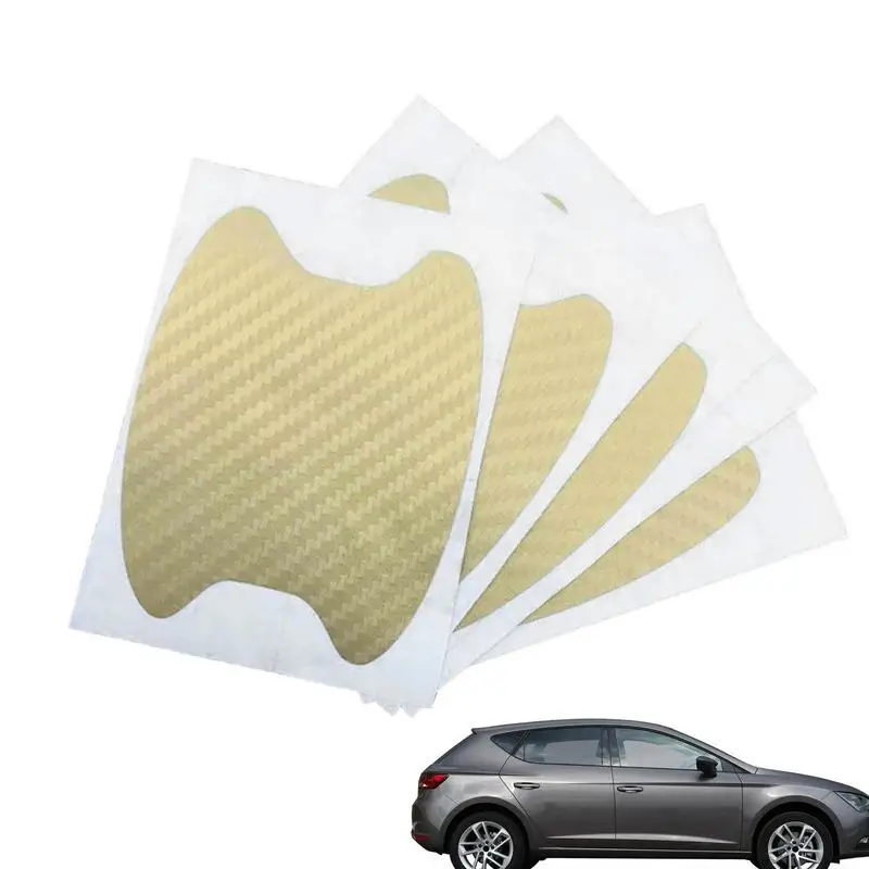 

Car Door Cup Protector Car Door Cup Protector 4 PCS Carbon Fiber Car Door Cup Protector 4 PCS Door Handle Paint Cover Guard