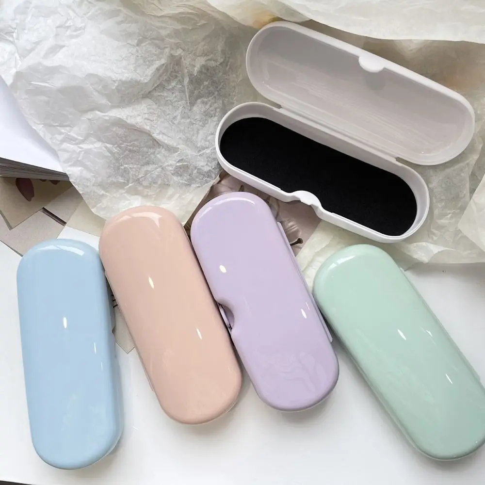 

Plastic Solid Color Sunglasses Box Lightweight Anti-scratch Eyewear Case Portable Glasses Protective Eyeglasses Holder