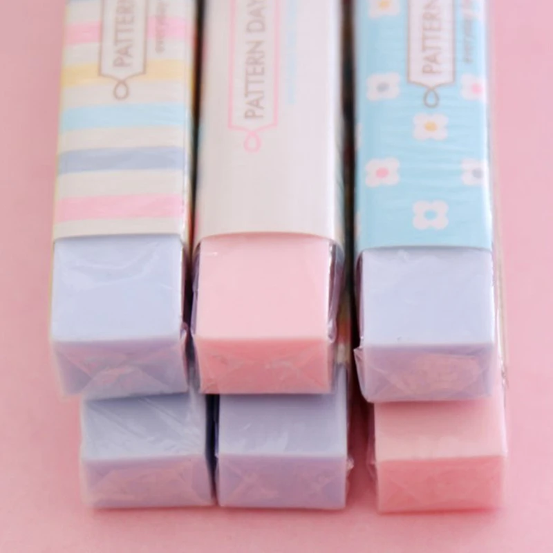 

1pcs Long Strip Eraser Kawaii Stationery Eraser For Kids Novelty Cute Eraser