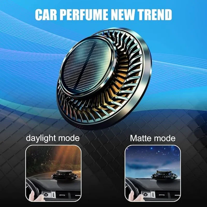 Солнечная автомобильная ароматерапия солнечный автоматический вращающийся