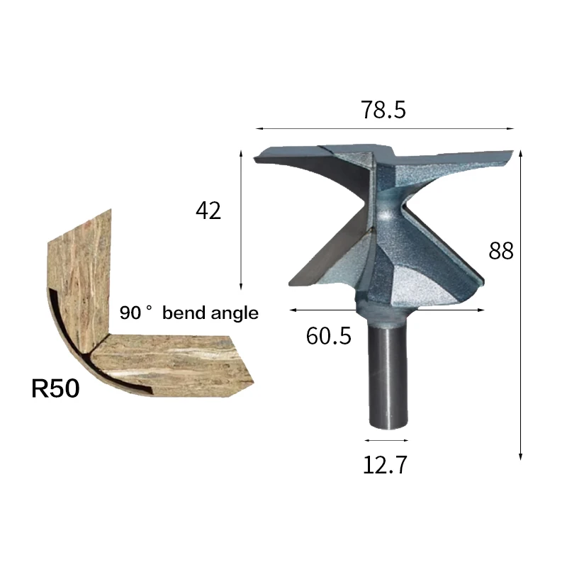 

UCHEER Интегрированные гравировальные биты с хвостовиком дуги 1/2 дюйма, деревянные двери и настенный шкаф с циркулем R18 R30r R30, гибочный