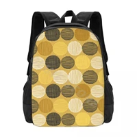 pattern with striped circles in modern colors cartoon school bags fashion backpack teenagers bookbag mochila casual backpack