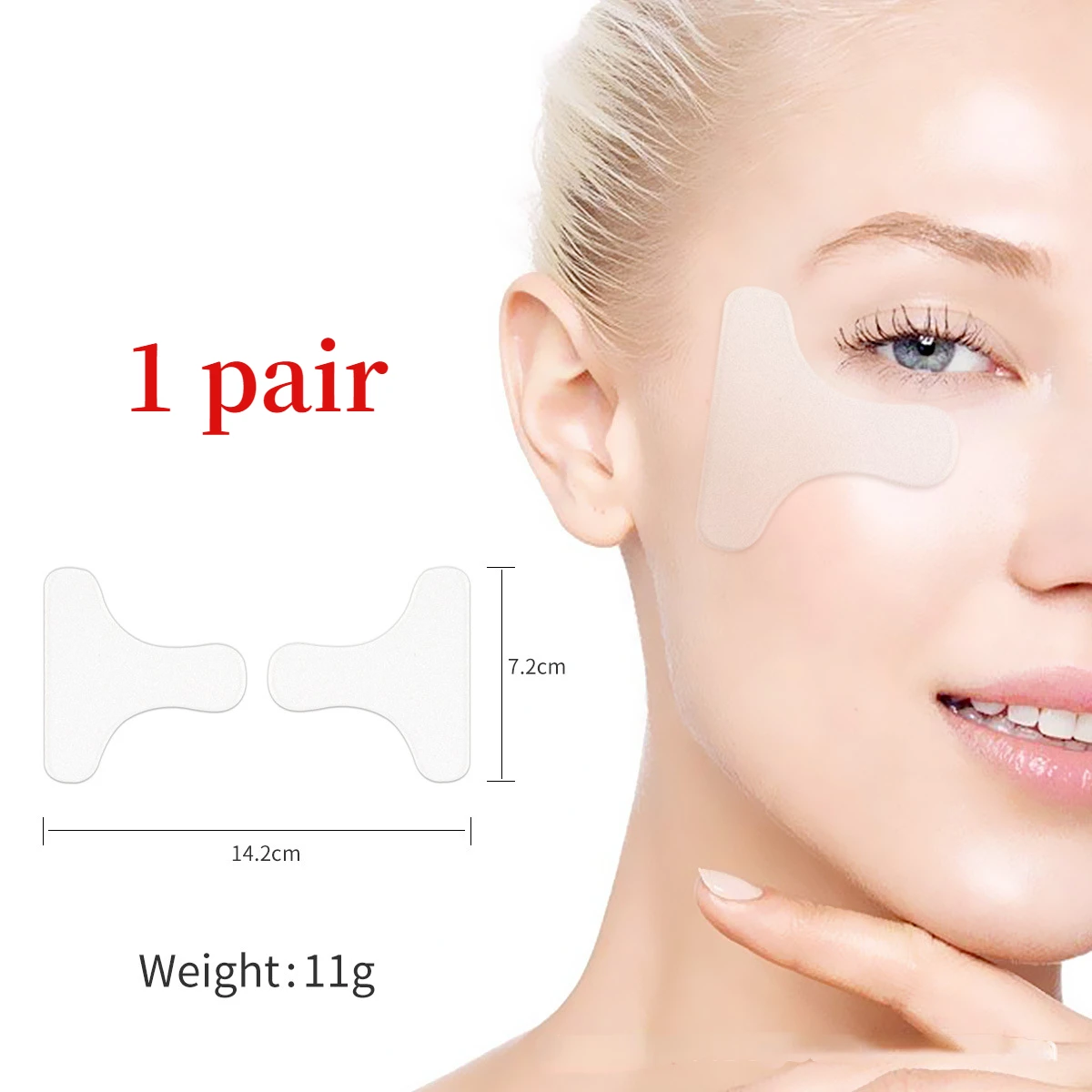 

1 пара, многоразовые силиконовые приспособления для лифтинга лица