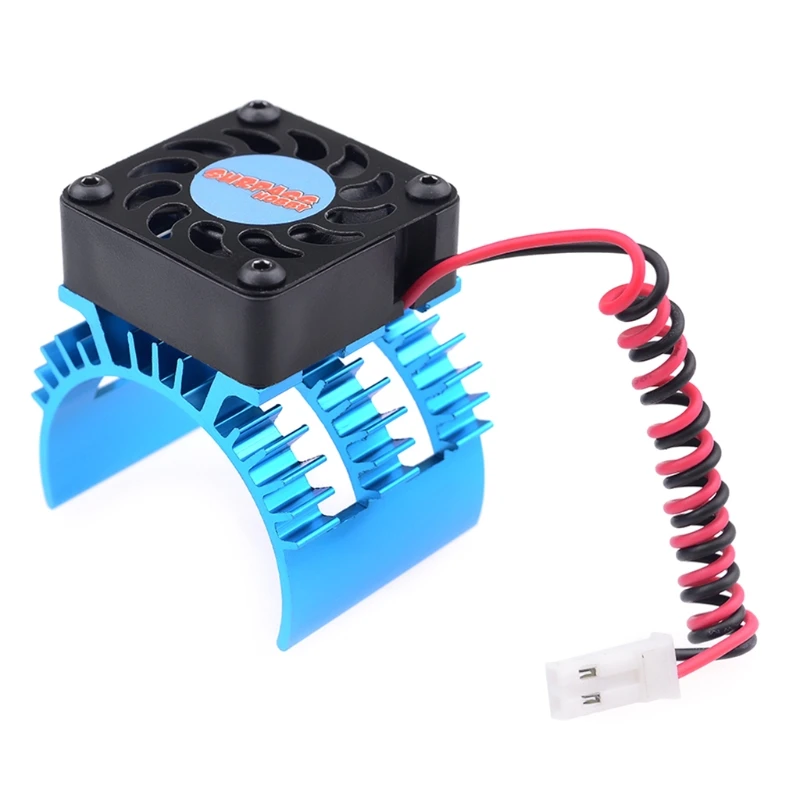

Металлический охлаждающий вентилятор, радиатор для 1/10 1/8 RC Car 540 550 3650, бесщеточный двигатель, запасные части, прочные автомобильные детали
