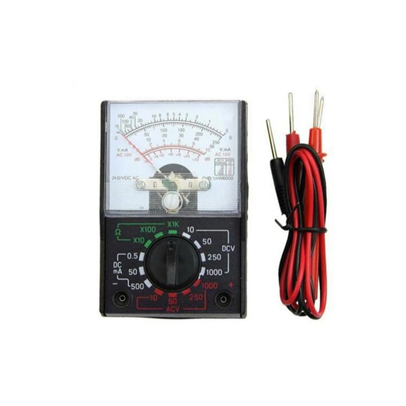 

MF-110 Mini Portable Handheld 110A Pointer Meter Pointer Voltage Multimeter (1 Set)