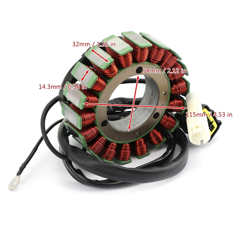 Катушка генератора статора для Yamaha F40 F50 F60 F70 FT50 FT60 6C5-81410-00 6C5-81410-01