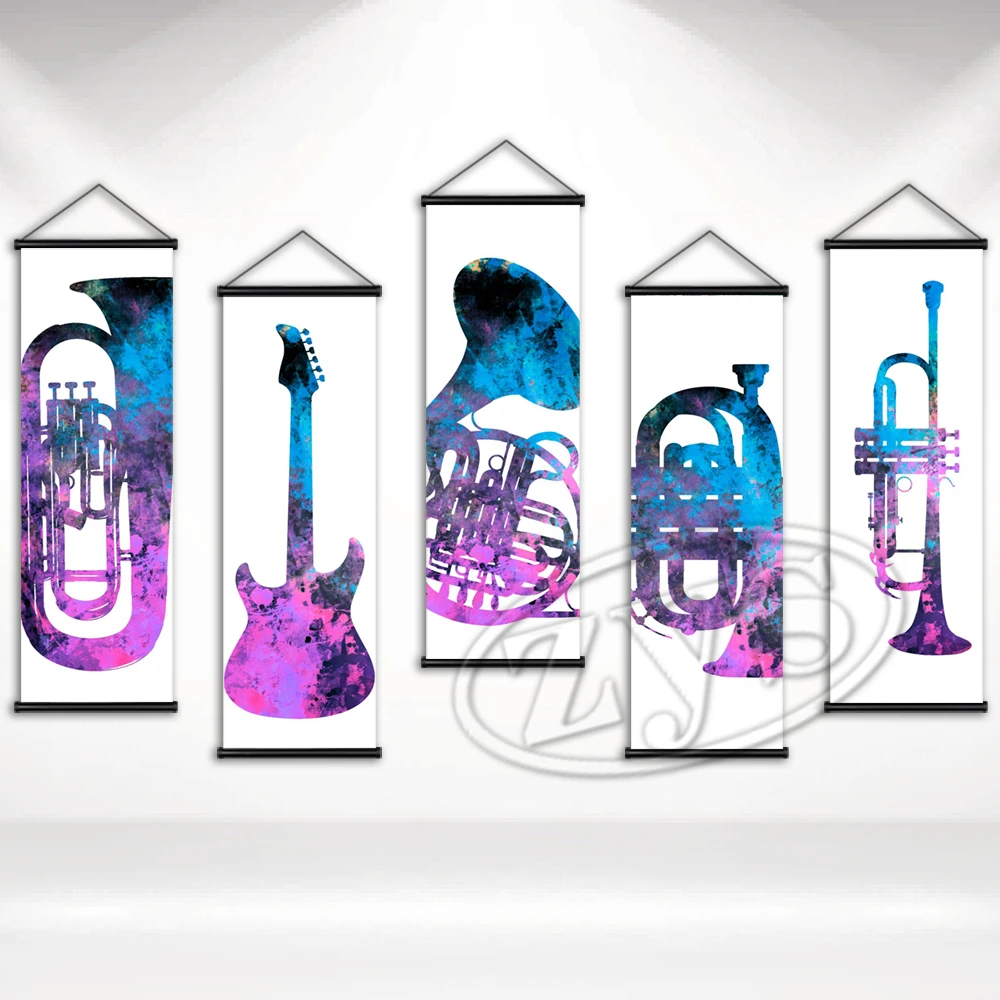 

Настенная картина «гитарные плакаты и принты»