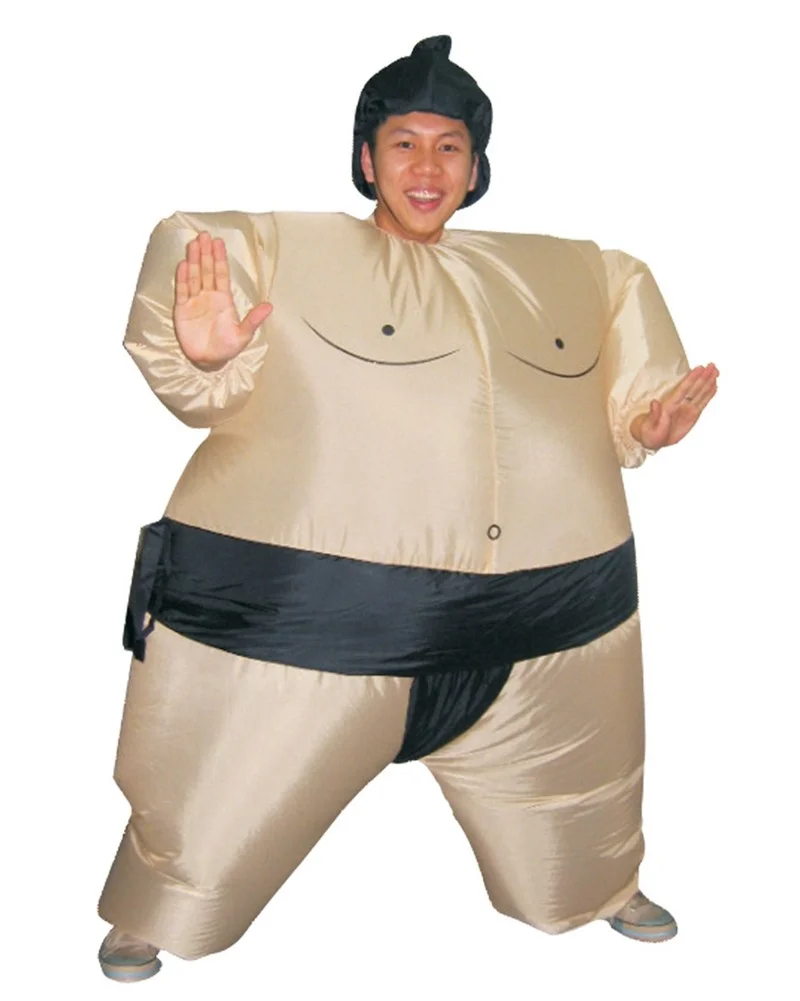 Костюм борца на Хэллоуин надувные костюмы для сумо костюм толстого человека