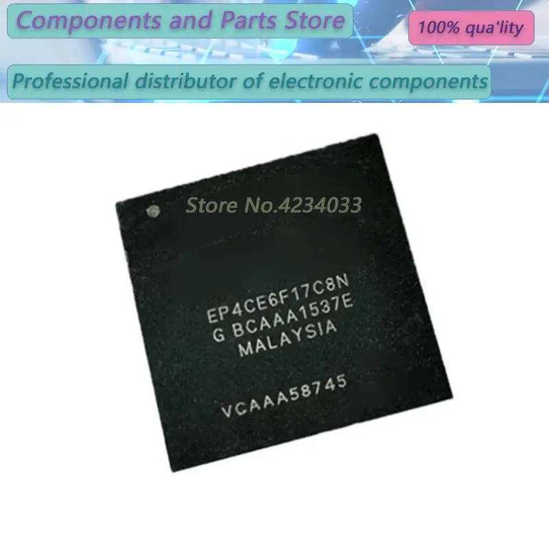 

1 шт. EP4CE6F17C8N EP4CE6F17C8 EP4CE6F17 FBGA-256 new100% EP4C E6F17C8N
