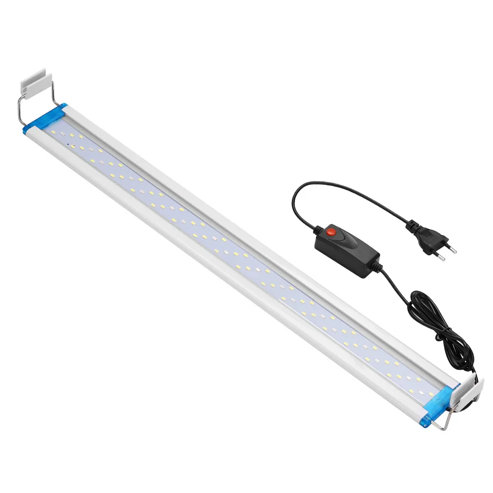 

Super Slim LEDs Aquarium Lighting Aquatic Plant Light Extensible Waterproof Clip on Lamp For Fish Tank