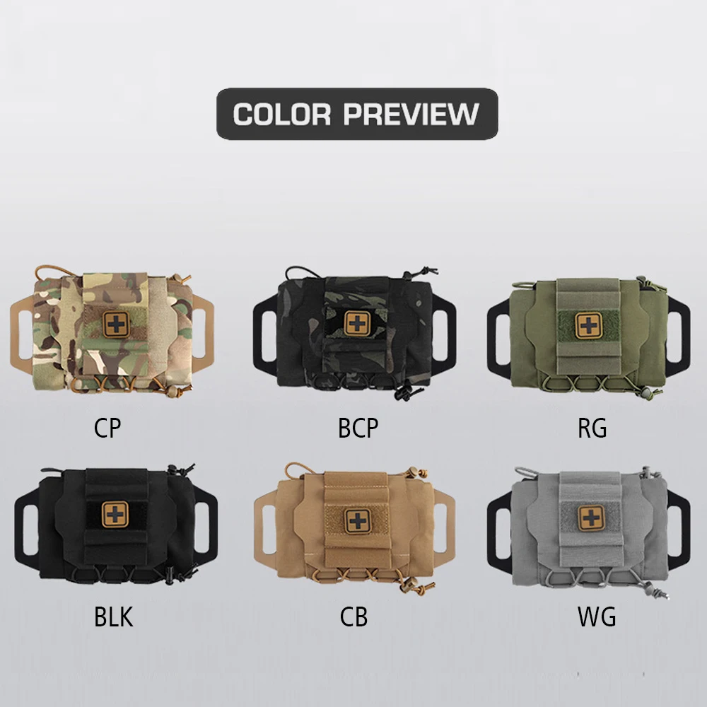 

Новая Тактическая Военная Сумка MOLLE, комплект первой помощи для быстрого развертывания, сумка для выживания на открытом воздухе, охоты, меди...