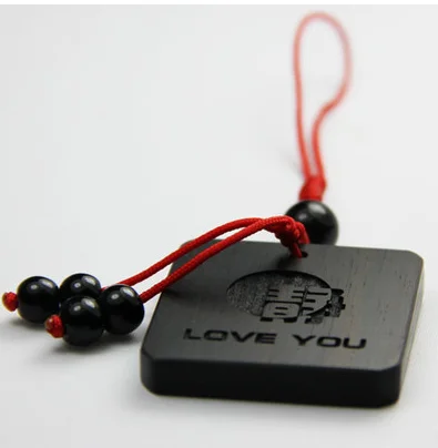 

Резьба креативный подарок на день рождения эбеновый кулон брелок