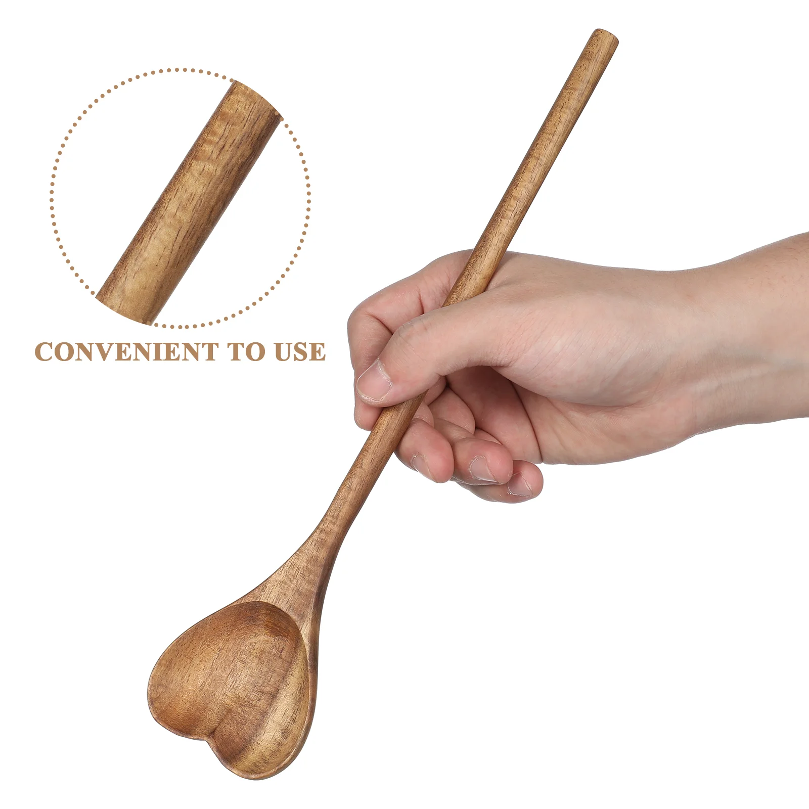 Ложка для аппетита искусственное кофе варенье любовь деревянная мать рамен