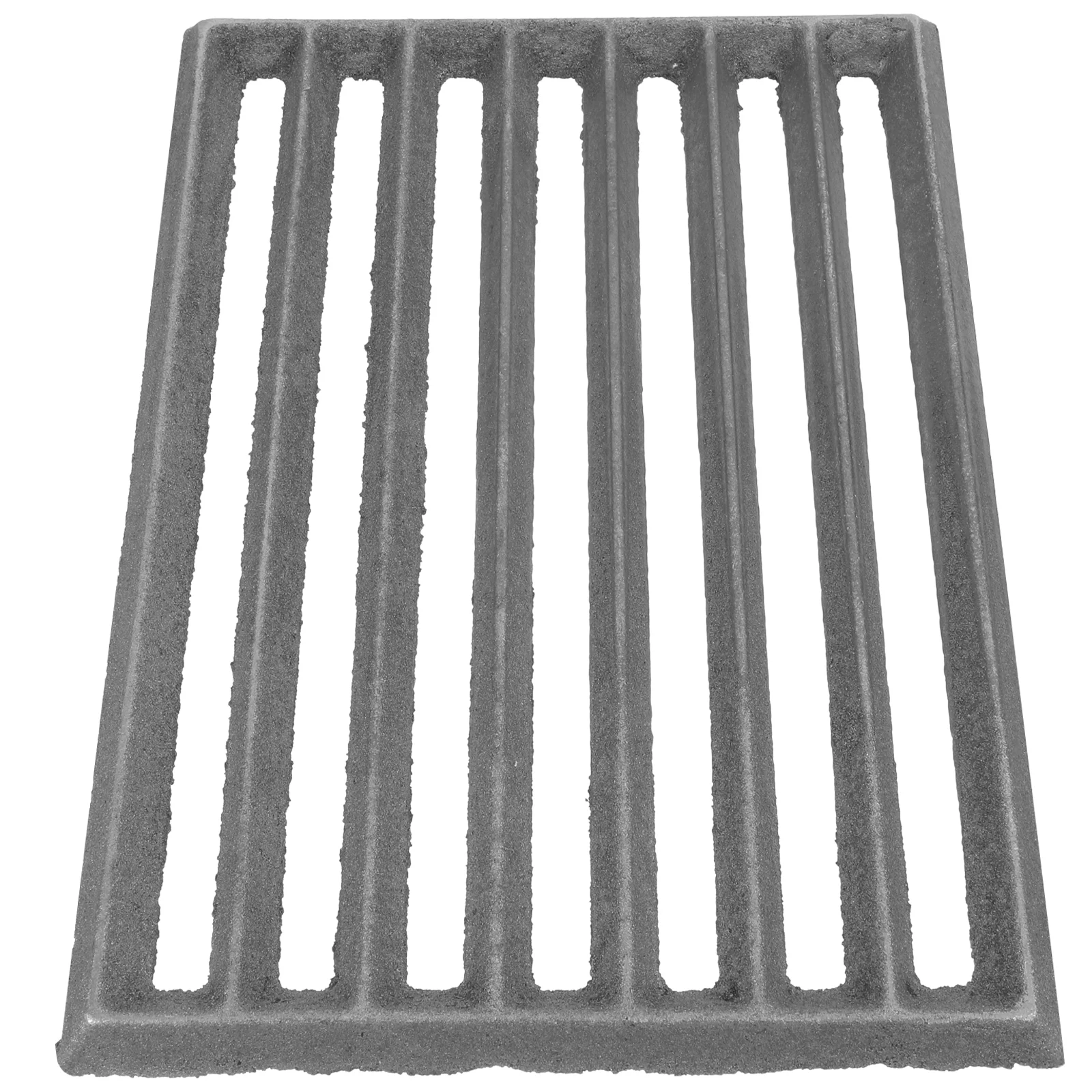 Чугунная решетка-гриль для настольной угольной черной прямоугольной решетки