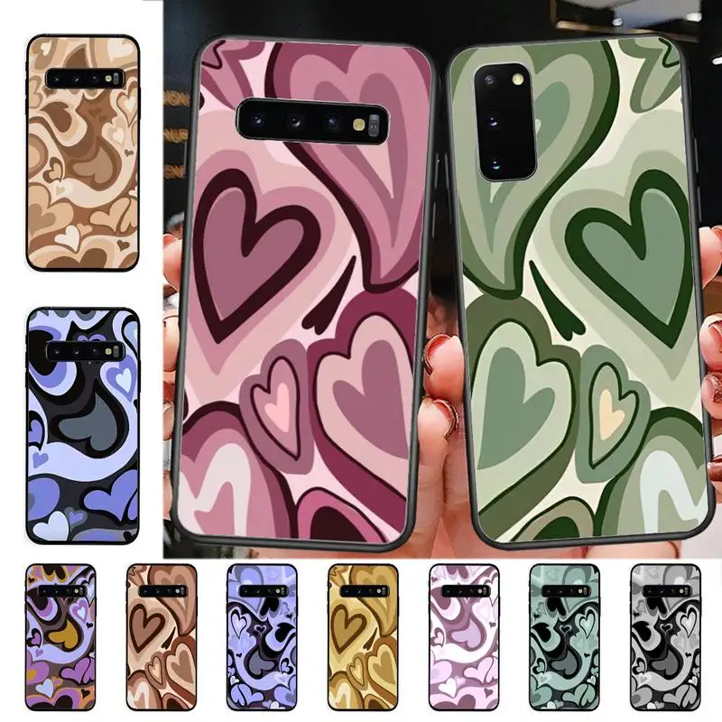 

Love Heart Phone Case for Samsung S10 21 20 9 8 plus lite S20 UlTRA 7edge