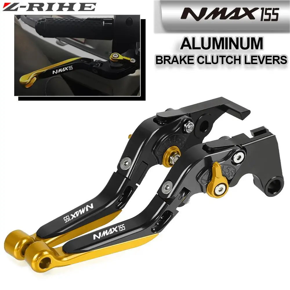 

CNC Handbrake Brake Levers For YAMAHA NMAX N-MAX 155 NMAX155 2015 2016 2017 Motorcycle Adjustable Extendable Brake Clutch Levers