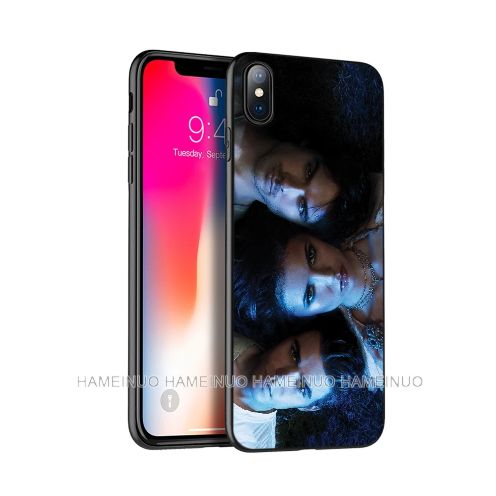 

Черный чехол из ТПУ для iphone 5 5s SE 2020 6 6s 7 8 plus X 10 XR XS 11 pro MAX, силиконовый чехол с дневниками вампира