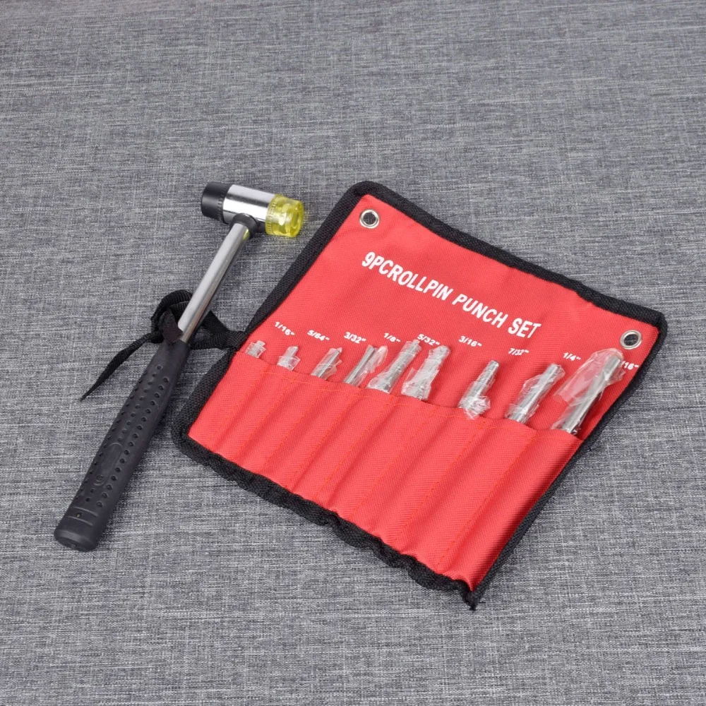 

AR15 M4 M16 Glock Removal Tool 9 Piece Set High Hardness Knurling Tool