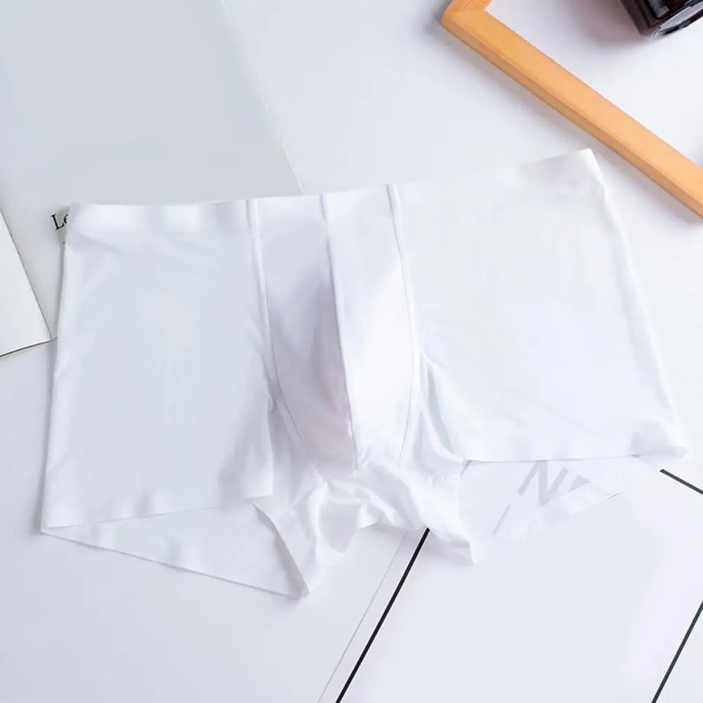 

Мужские трусы-боксеры, дышащие эластичные однотонные, с низкой талией, ультратонкие, антисептические, впитывающие влагу, интимные, нижнее белье