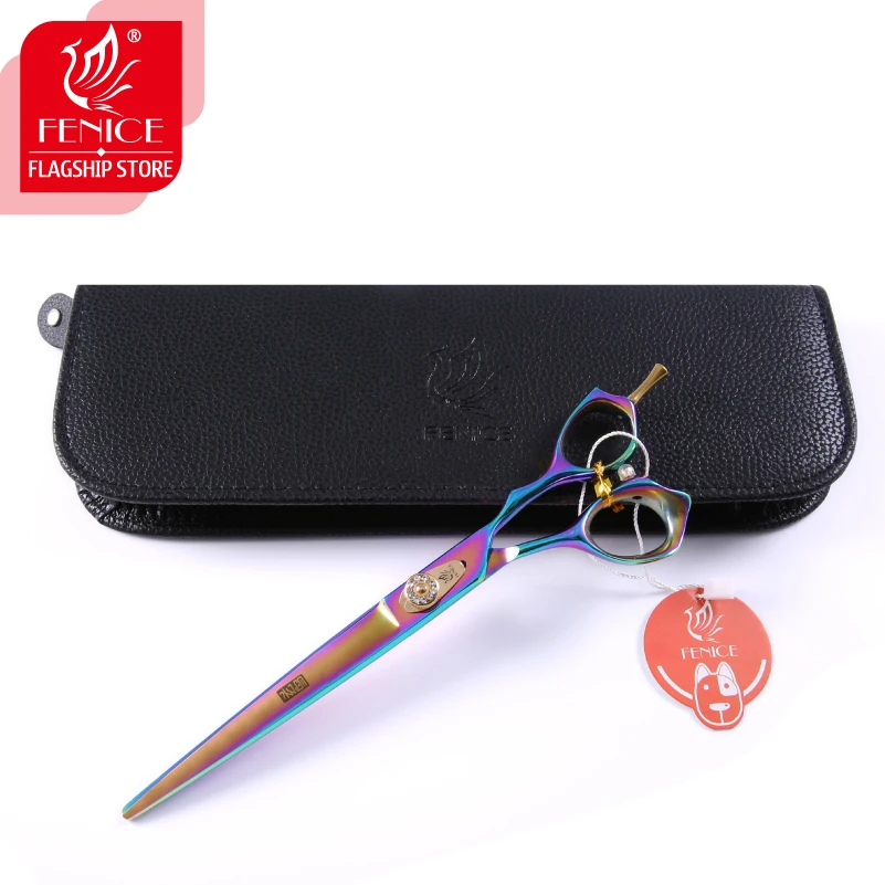 Профессиональные ножницы для груминга собак Fenice 440c 7/7 5/8/9 дюйма