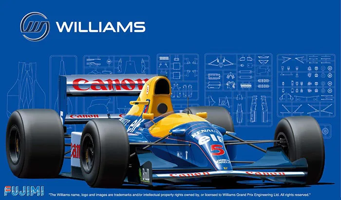 

Fujimi 1:20 F1 Williams FW14B 1992 09197 Assembled Vehicle Model Limited Edition Static Assembly Model Kit Toys Gift