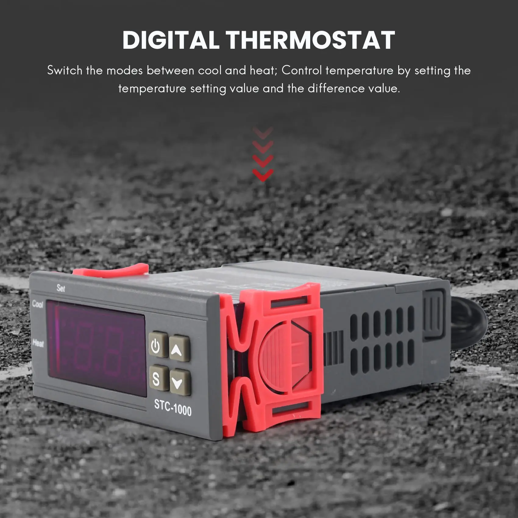 Цифровой фотографический регулятор температуры 220 В термостата + датчик