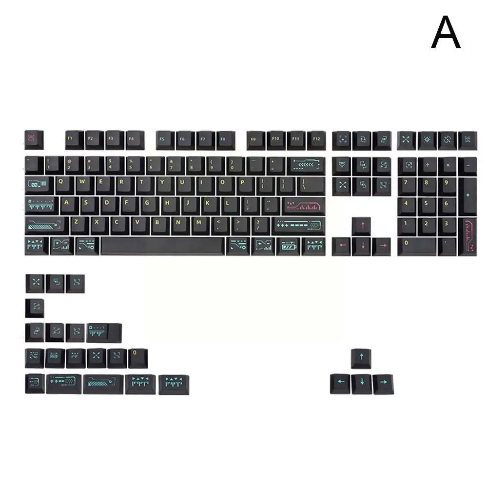 

113 S Gmk Awaken Caps Pbt 5 Sides Dye Sublimation Profile Mechanical Cap Board E5z4
