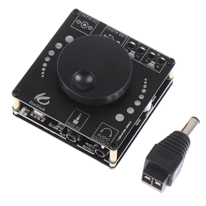 

Плата цифрового усилителя Hi-Fi 20 Вт + 20 Вт Φ Stereo Bluetooth плата AUX USB-C вход